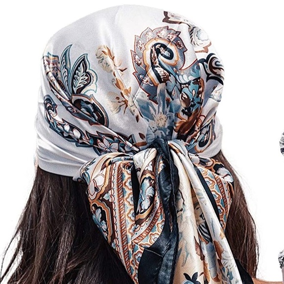 Accessories - 35” Satin Large Square Head Scarves -new!!!
